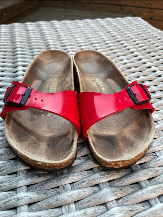 Birkenstock Shoes - Birkenstock Madrid Red Sandals